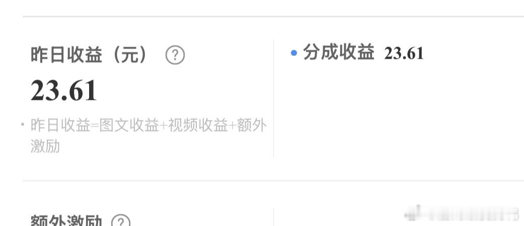 昨天的收益一共23.61，抽8.3出来给唐嫣念无双包场，抽8.3出来买全棉时代卫