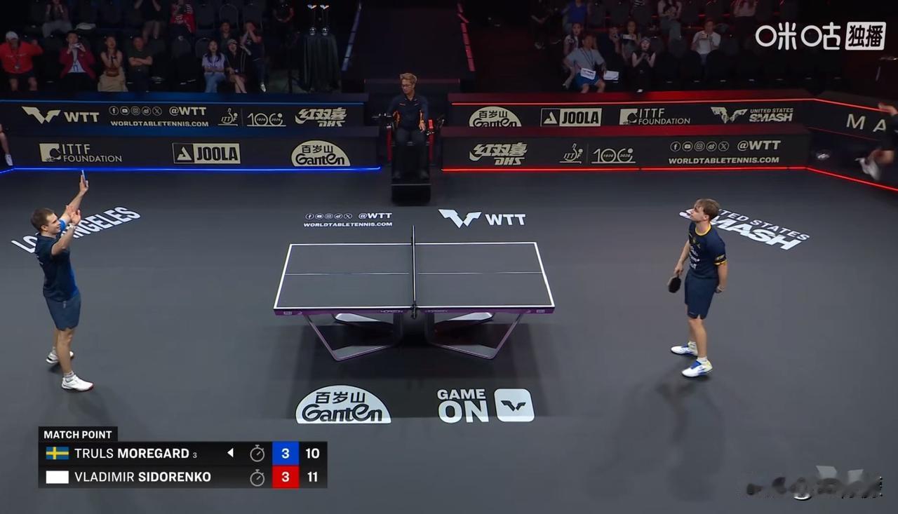 2026WTT美国大满贯 西多仁科（🇷🇺AIN）VS莫雷高德🇸🇪
西多仁