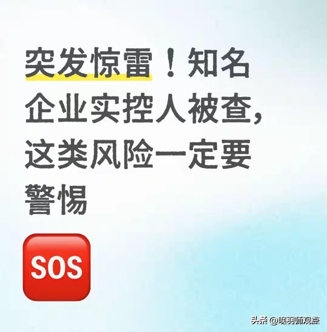 千亿巨头实控人被查！这三个信号，看见一个就赶紧跑

2026年3月22日，半导体