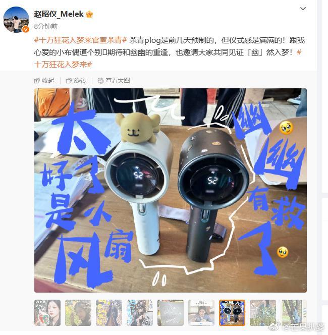 #赵昭仪十万狂花入梦来杀青plog#赵昭仪的《十万狂花入梦来》杀青文，如同一首优