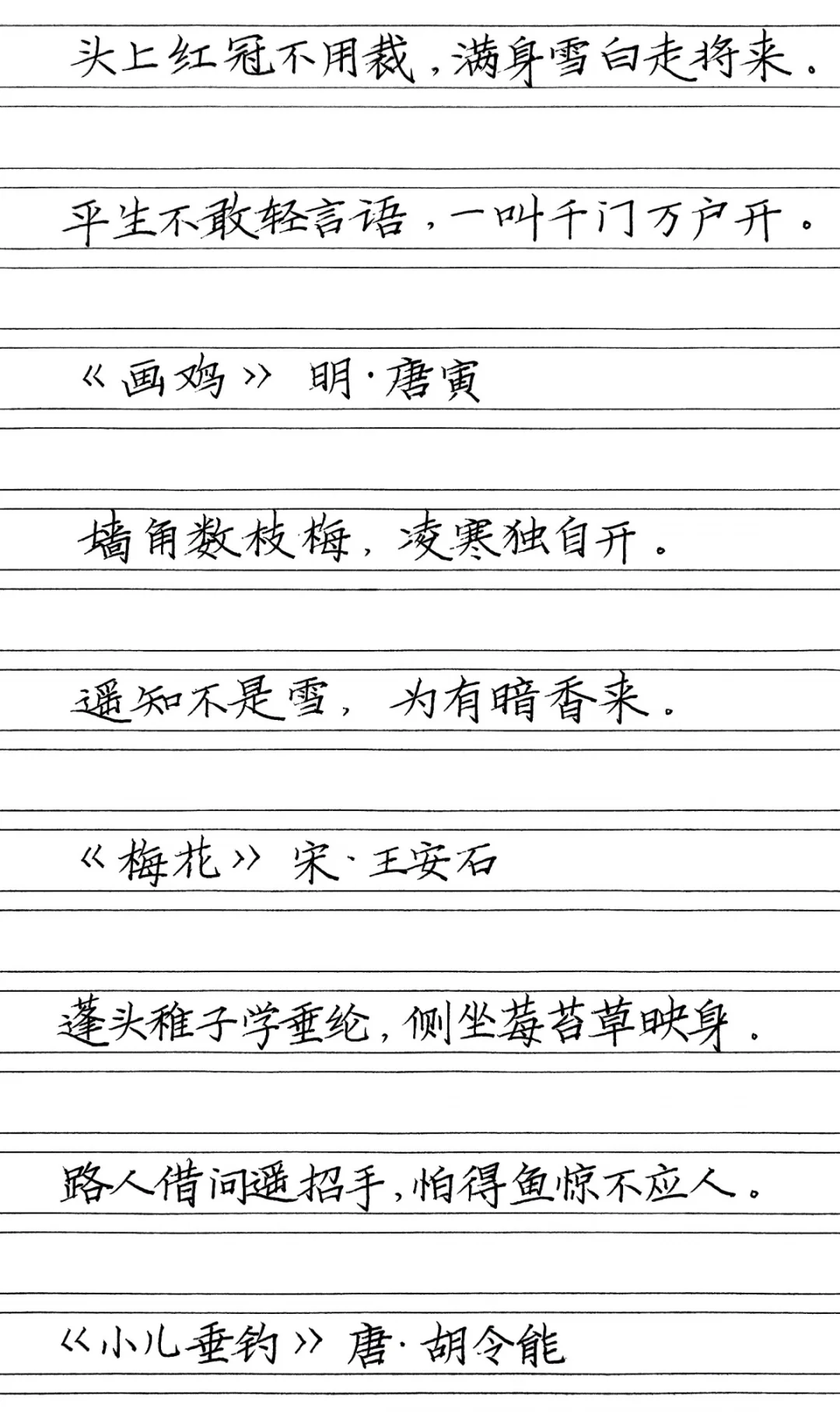 小学高年级的快写