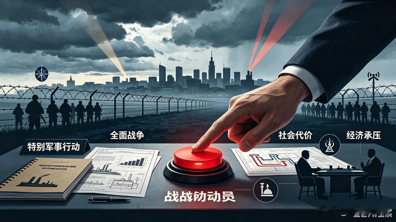 战场上打得吃力，俄罗斯为何迟迟不正式宣战、全国总动员？一旦按下这个按钮，欧洲会怎