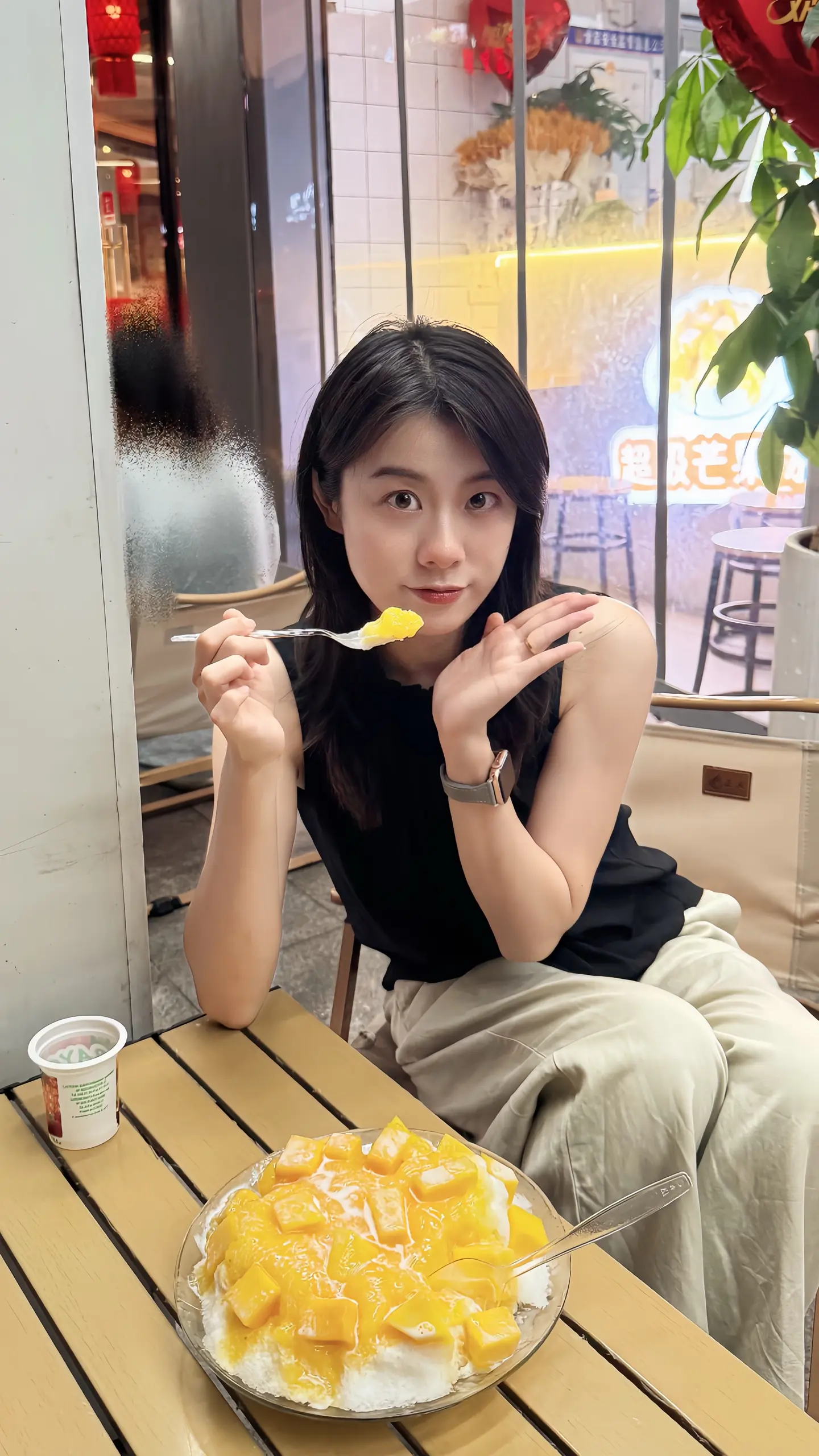 夏日芒果冰🥭。