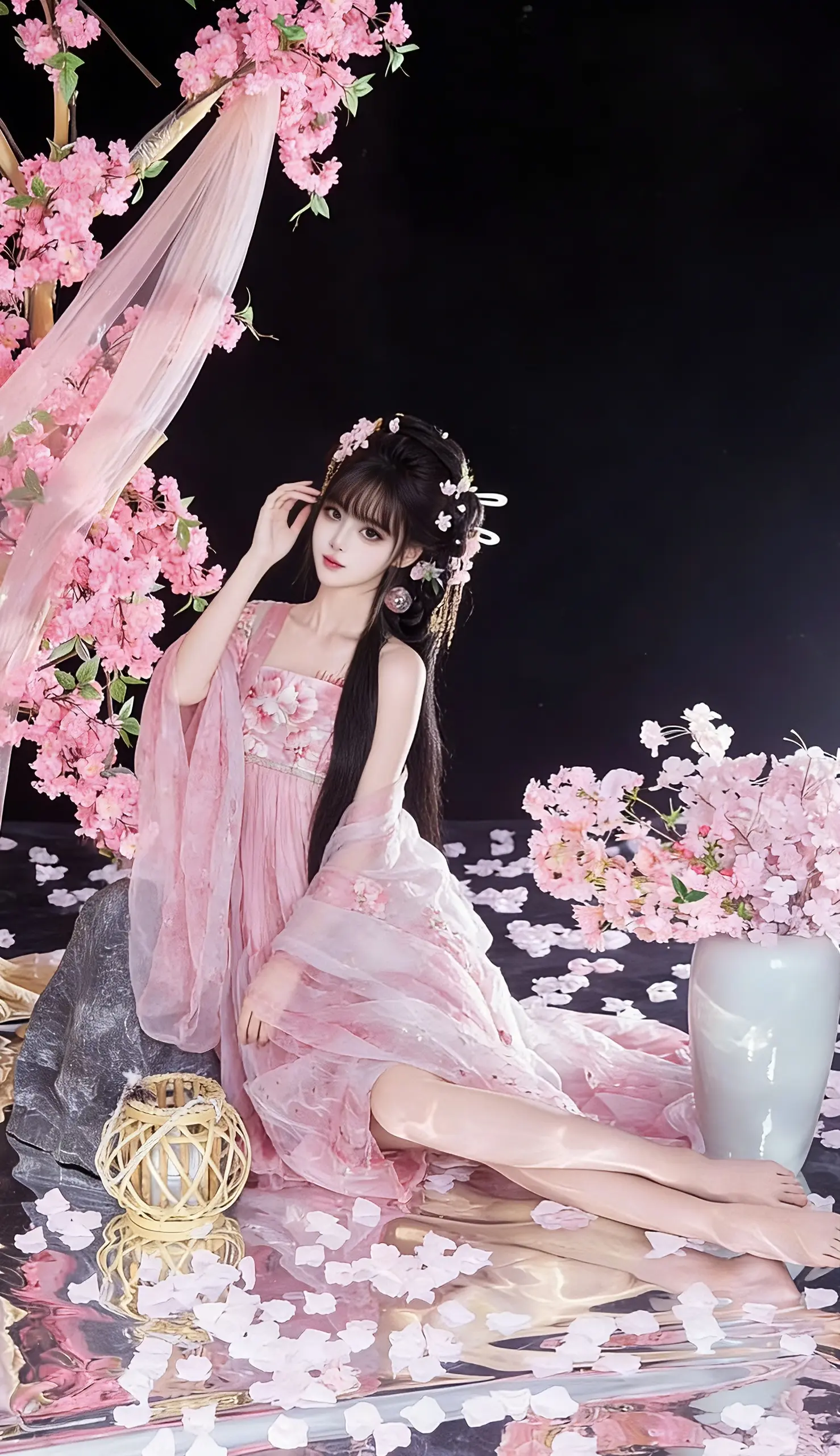 春风十里，不负花期。放一组桃花仙～