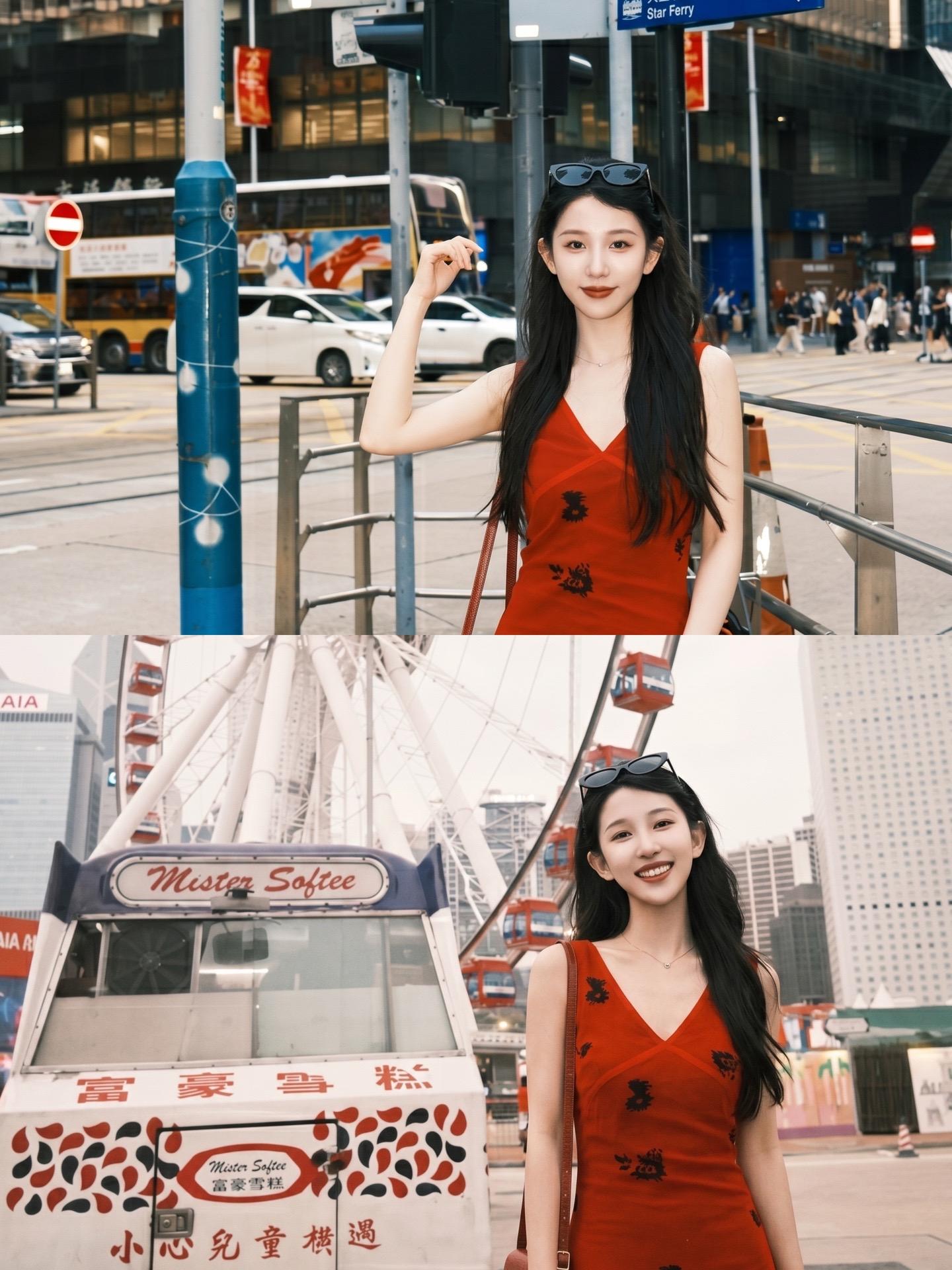香港约拍📷回头那一刻，港风直接焊脸上。