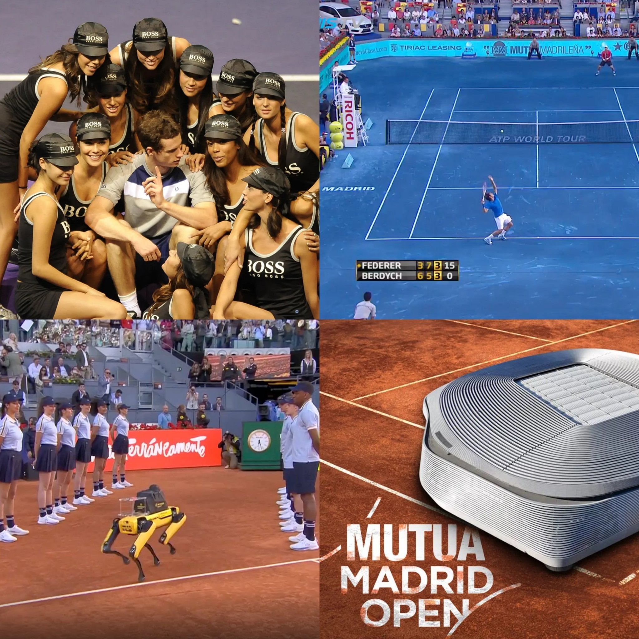 马德里1000赛总是能带来一些特别——2004年的时候启用了模特担任球童；201