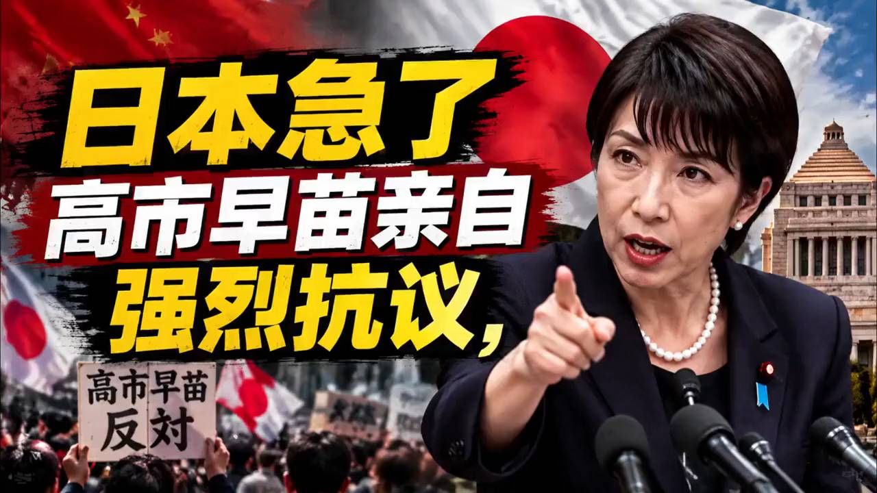 "高市早苗突袭抗议！日本政坛地震内幕曝光"