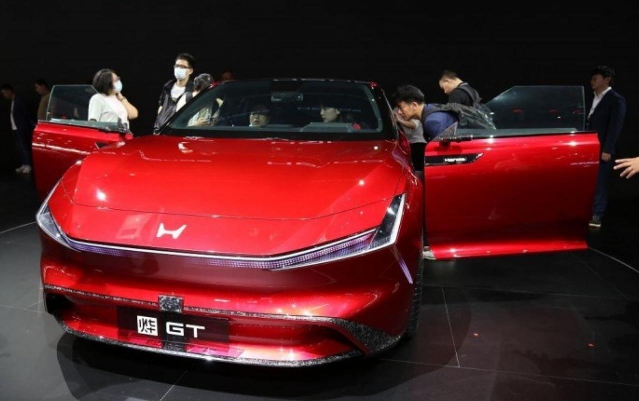【2024 北京国际车展东风本田烨GT Concept 实拍】本田全新电动车品牌