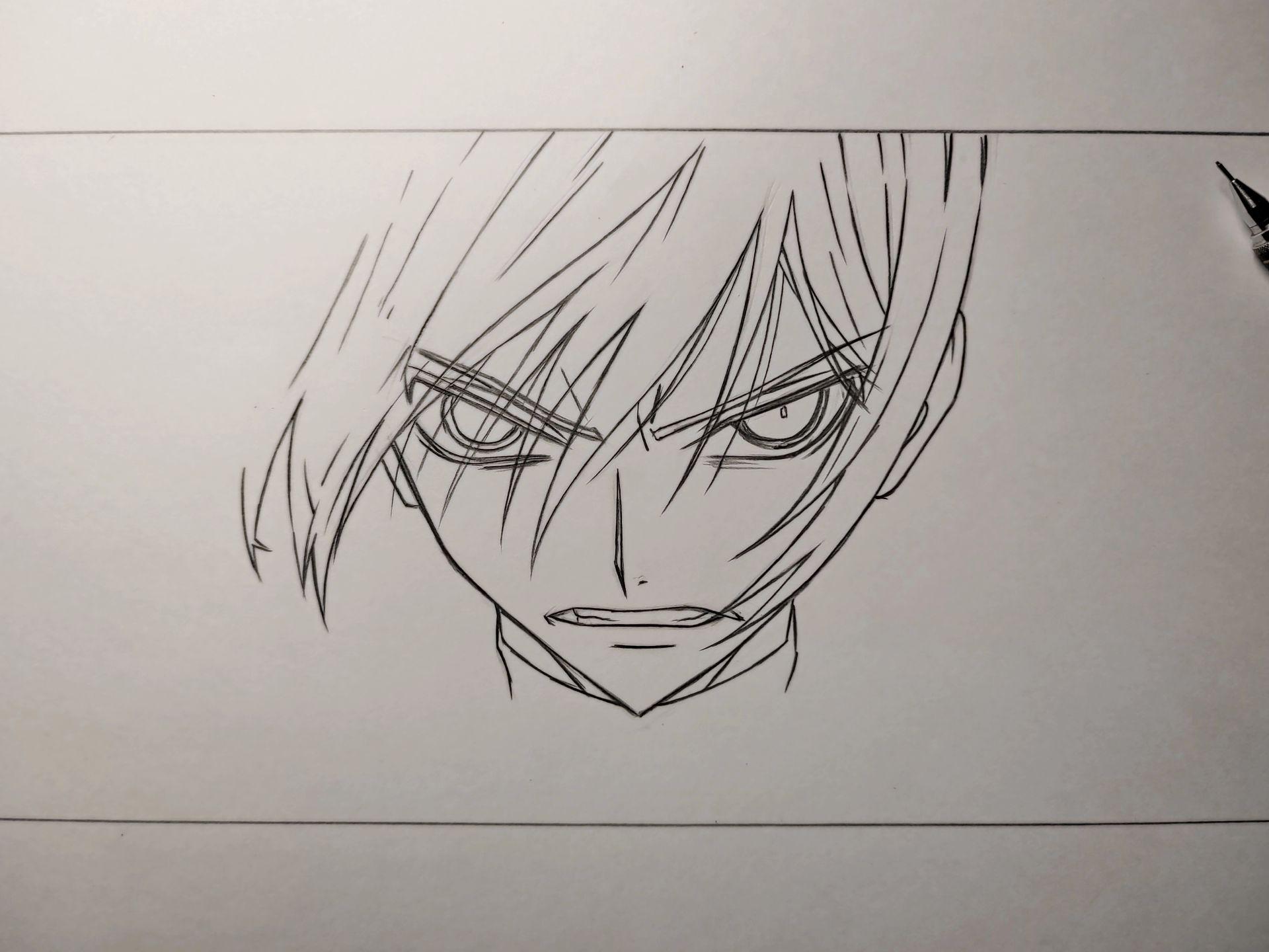 就凭全世界的力量也敢和我交锋吗. 马克笔手绘简笔画 绘画工具：威思立一代马克笔