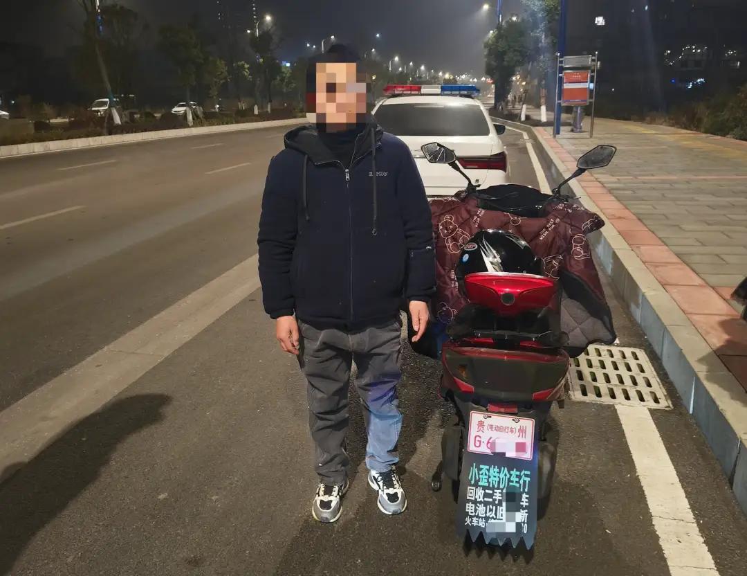 近日，贵州交警查获韦某醉酒驾驶摩托车，血检116.85mg/100ml，且属于二