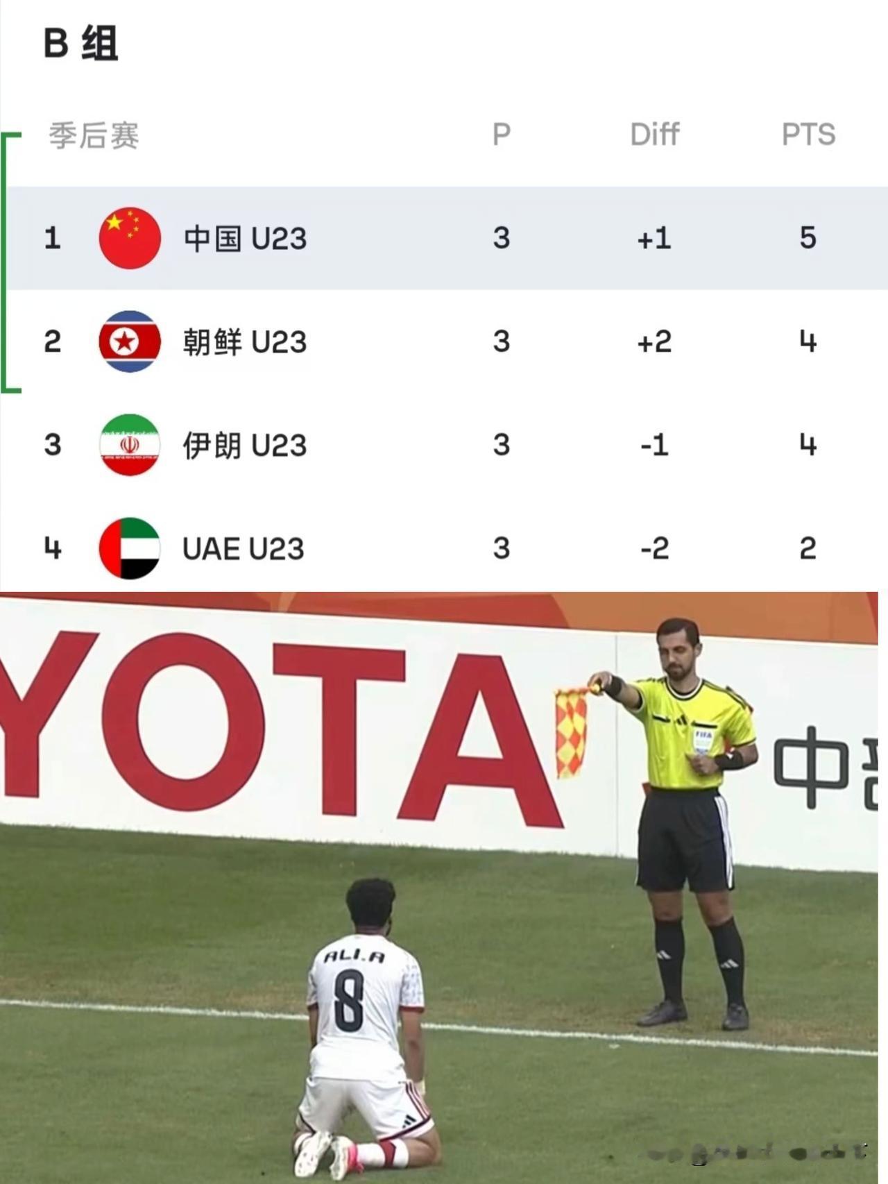 国足U23：计划有变，准备夺冠！当然小组第一出线要感谢朝鲜。这场阿联酋踢得是真脏