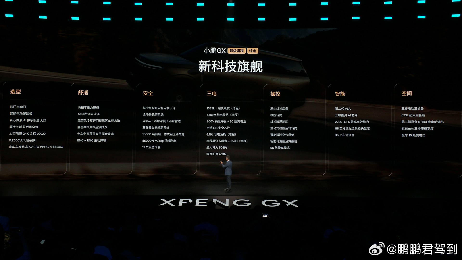 26.98万元起！小鹏GX全维度无短板，在内饰、底盘、空间、安全等维度超越50万