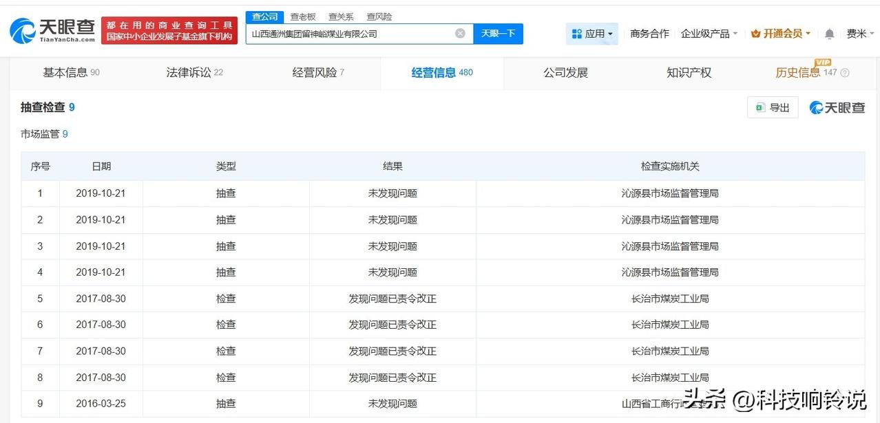 【山西留神峪煤矿曾被多次发现问题 山西留神峪煤矿曾被多次责令改正 山西留神峪煤矿