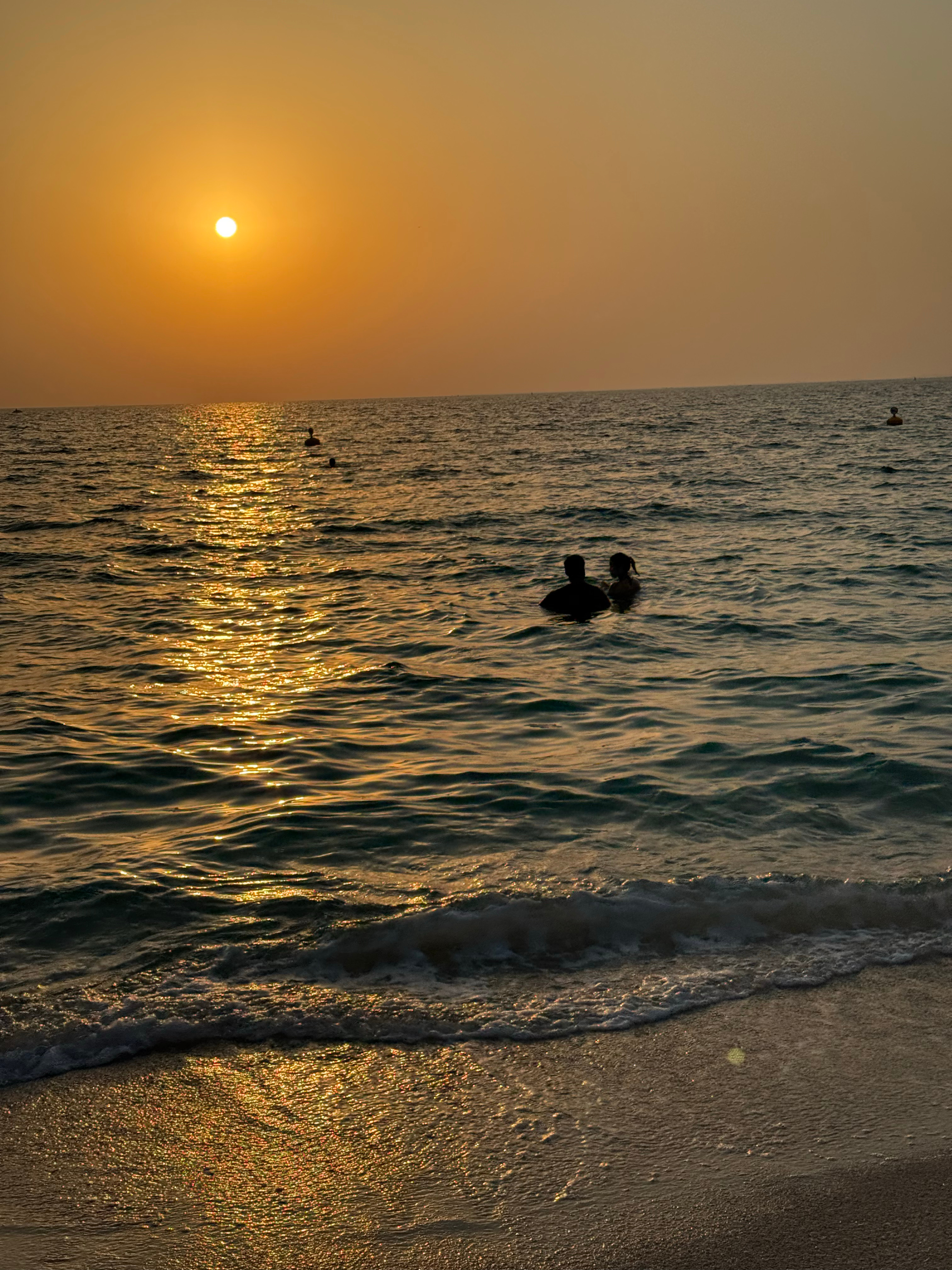 海边的夕阳 