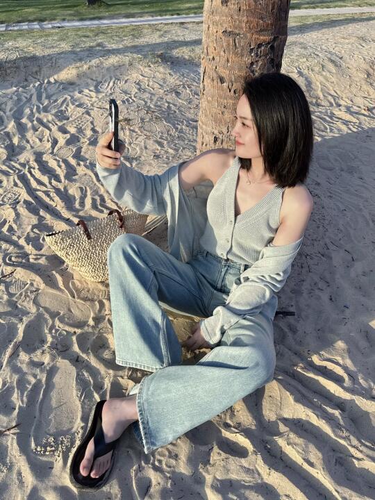 锁骨发与初夏的适配度💯