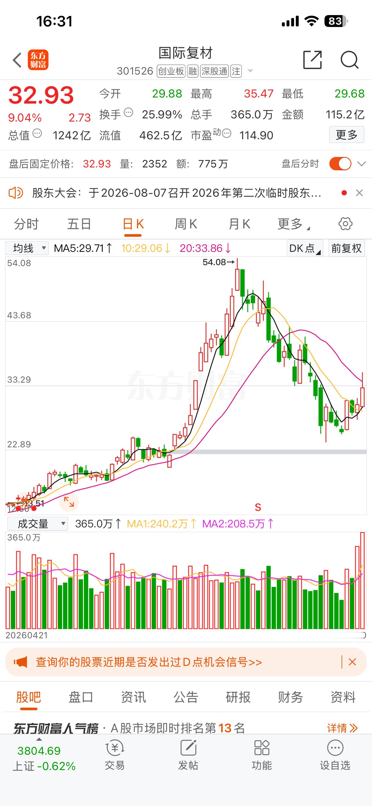 国际复材：云天化国企平台加持，电子布量价齐升，高频玻纤打开 AI服务器成长空间。