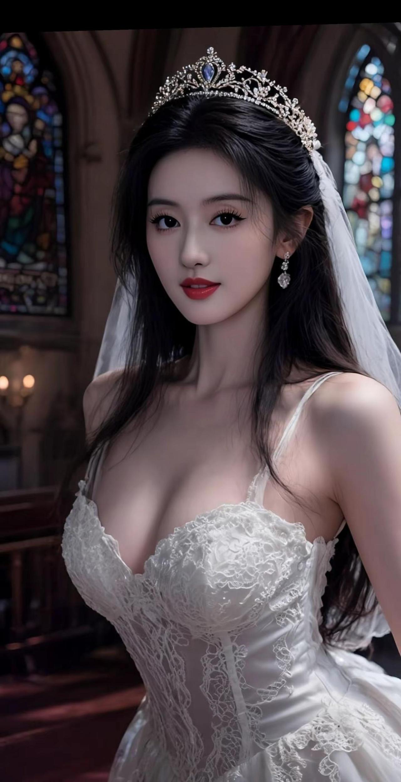 AI蕾丝宫廷风写真 ai创作