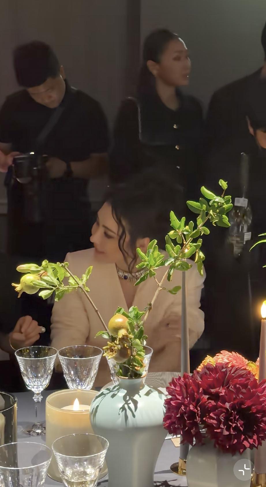 6月16日，张柏芝参加LV高定珠宝晚宴，是不是整过容了？怎么侧面看鼻子变得好大，