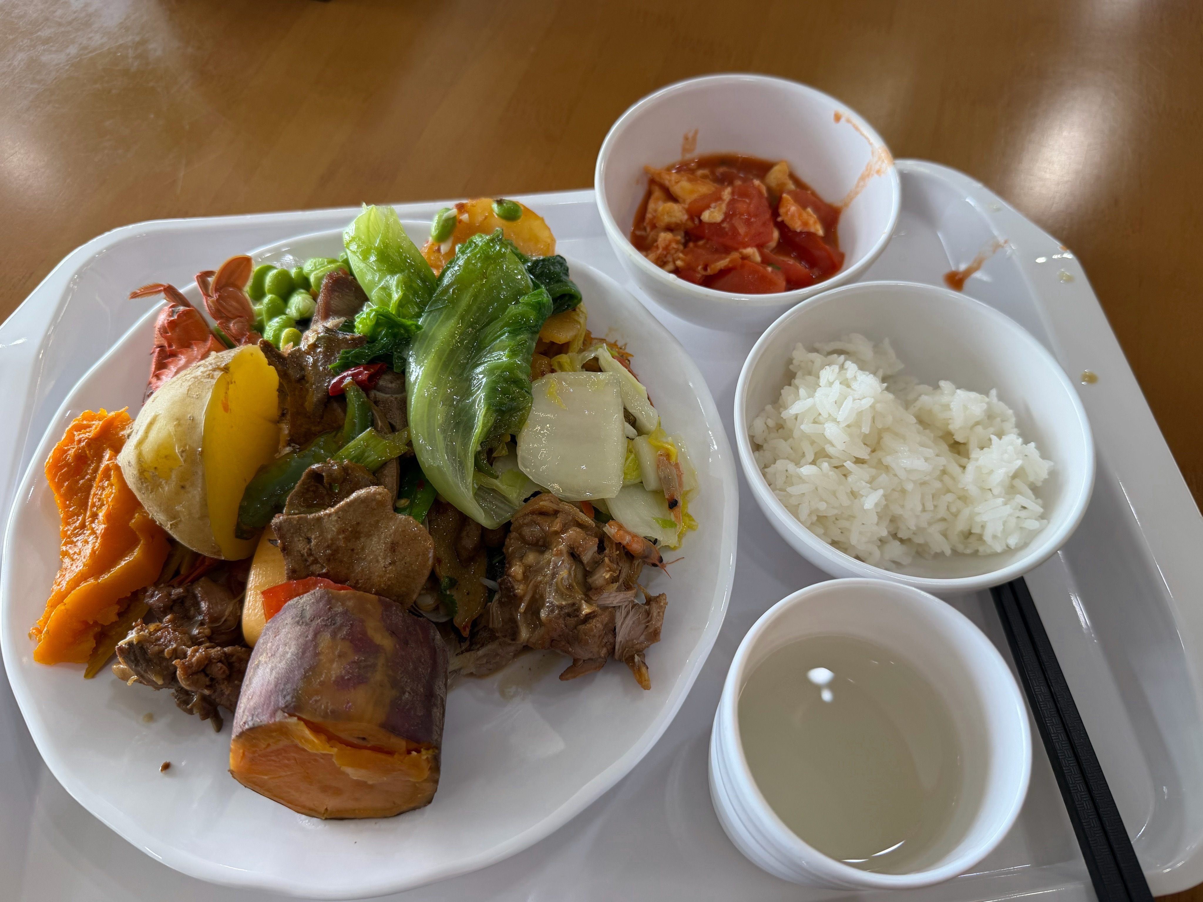 宁德时代食堂，据说平时要更好点  ​​​