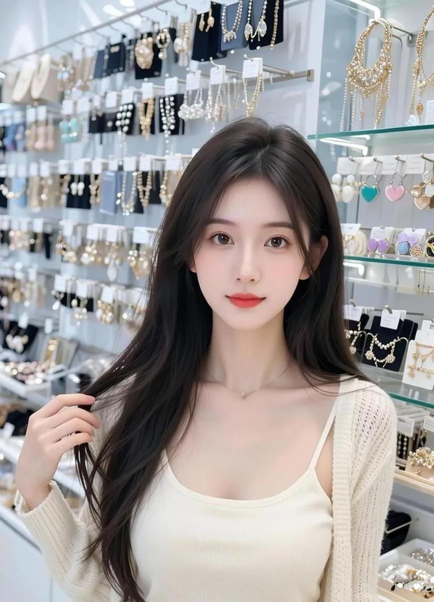 甜美可爱！