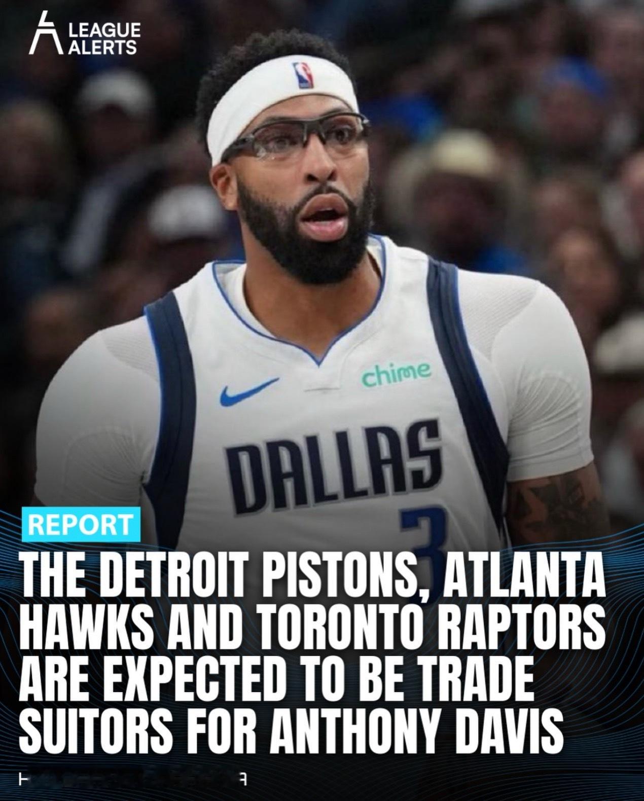 彻底重建！Shams报道，独行侠￼队愿意探索交易浓眉、加福德￼以及克莱￼和拉塞尔