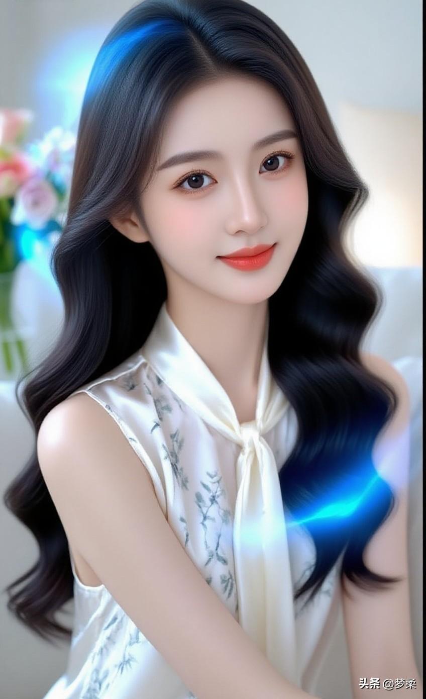 温柔少女心，清新自然美！🌸💕