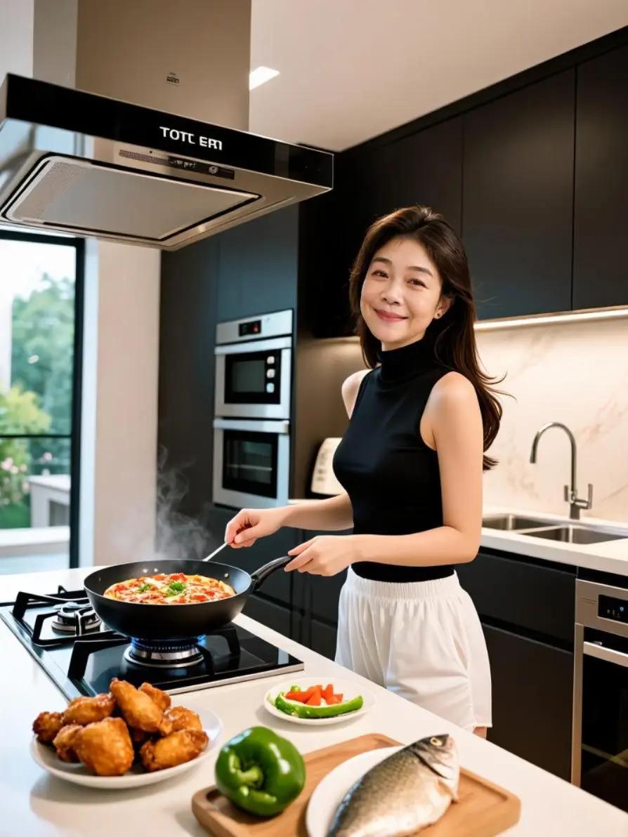 厨房随拍。AI厨房随拍