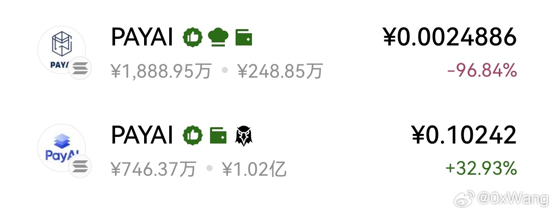 狗项目方PAYAI，两个地址什么意思？ 