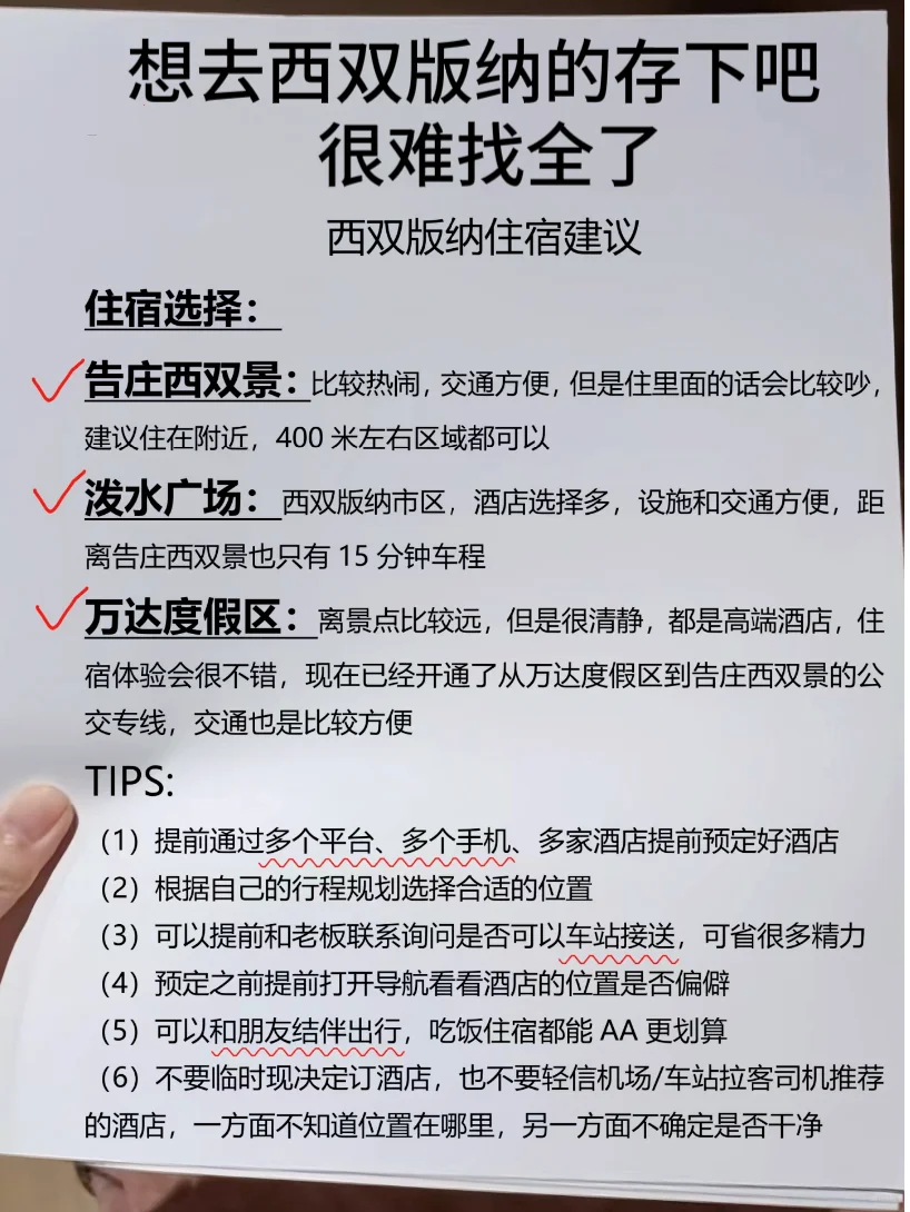 10-11月淡季来版纳的存下吧！很难找全了
