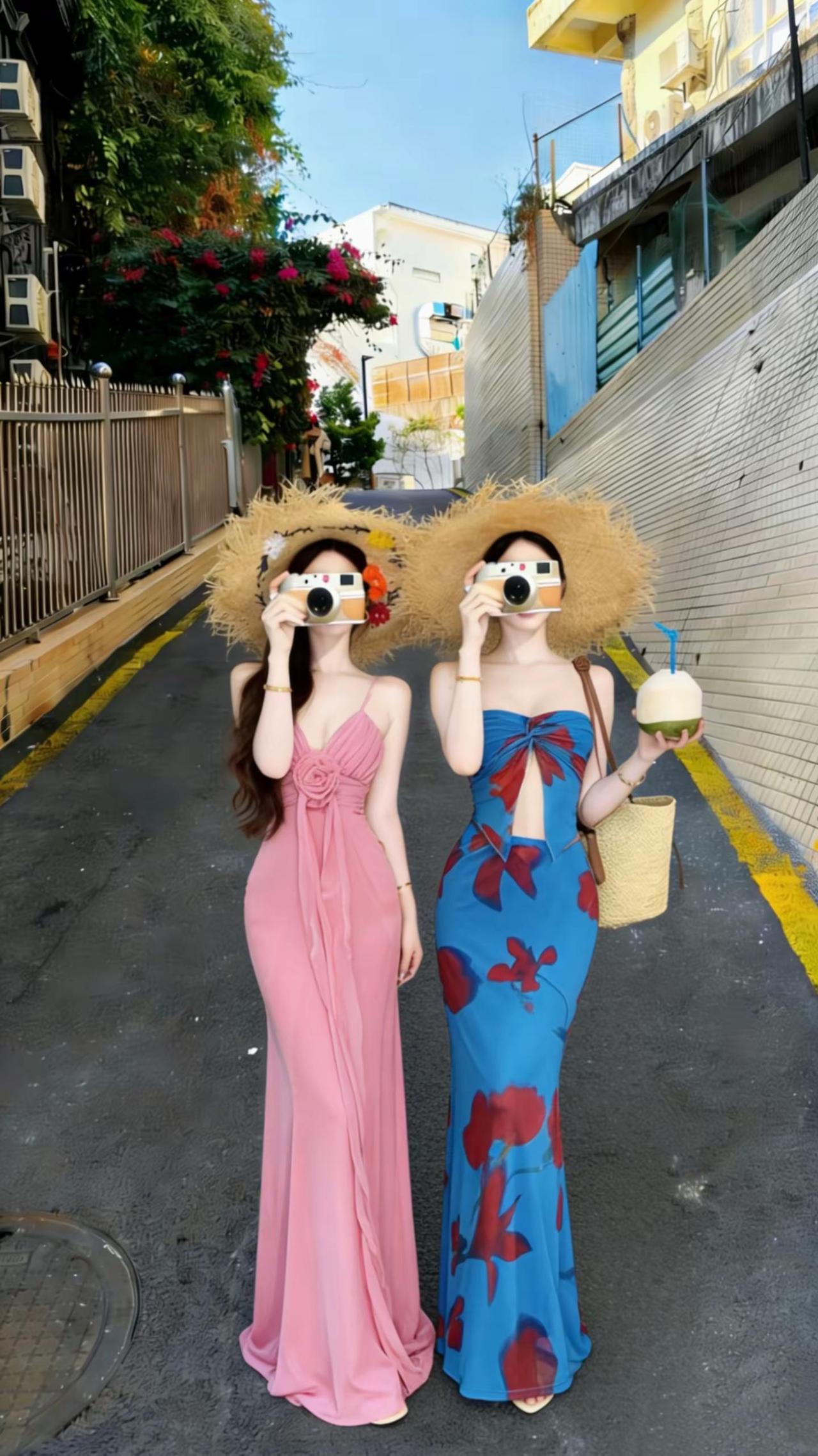 海边的春和景明～我的春日ootd 创作者中心 创作灵感 春天的美只有裙子才配