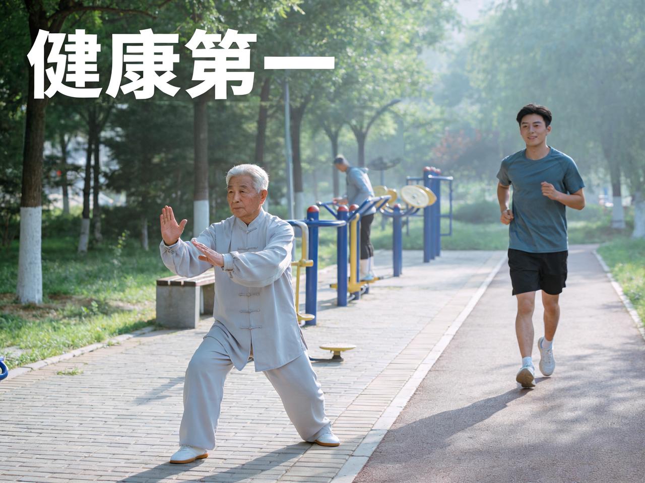 标题：健康，是第一财富
有钱有房，不如身体健康；
大富大贵，不如平安顺遂。