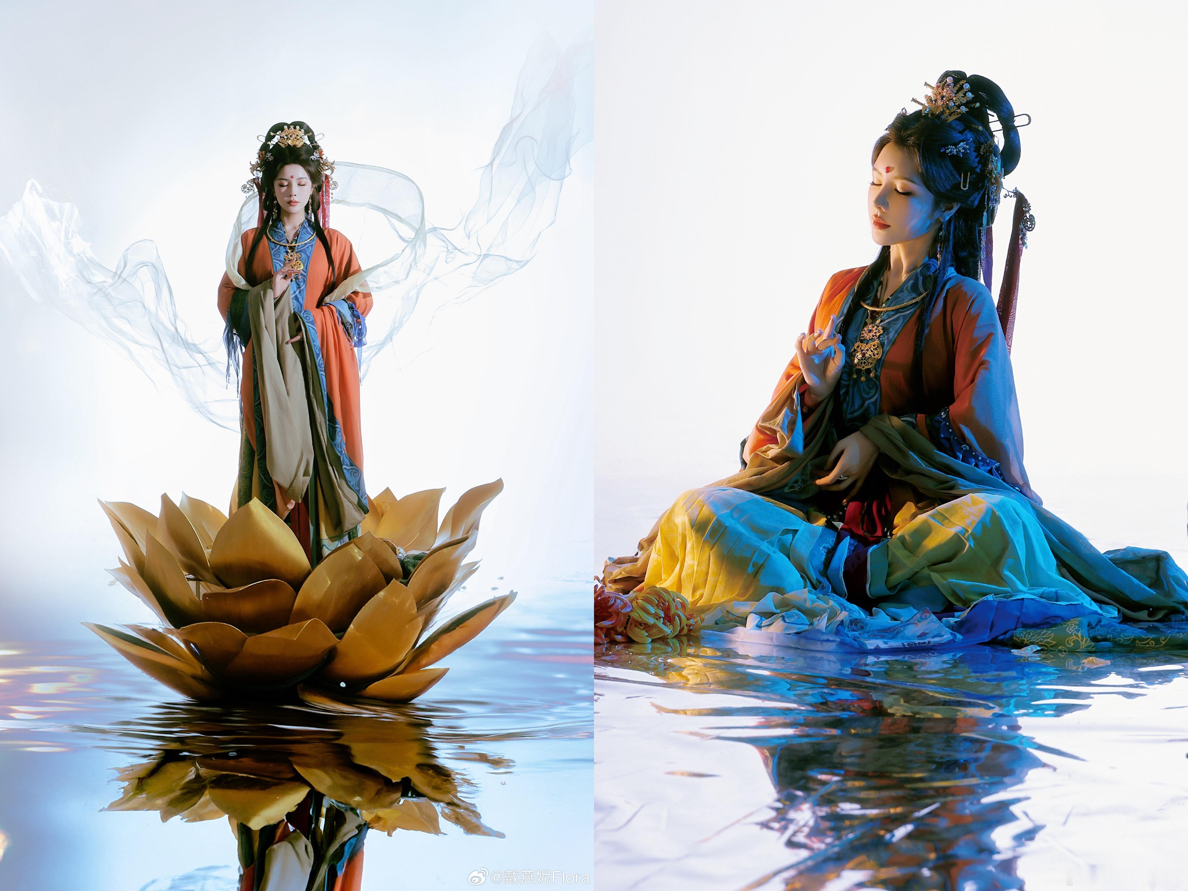戴燕妮脚踏金莲神女降临🌅戴燕妮神女在发光 🥹戴燕妮这个神女造型美我一大跳..
