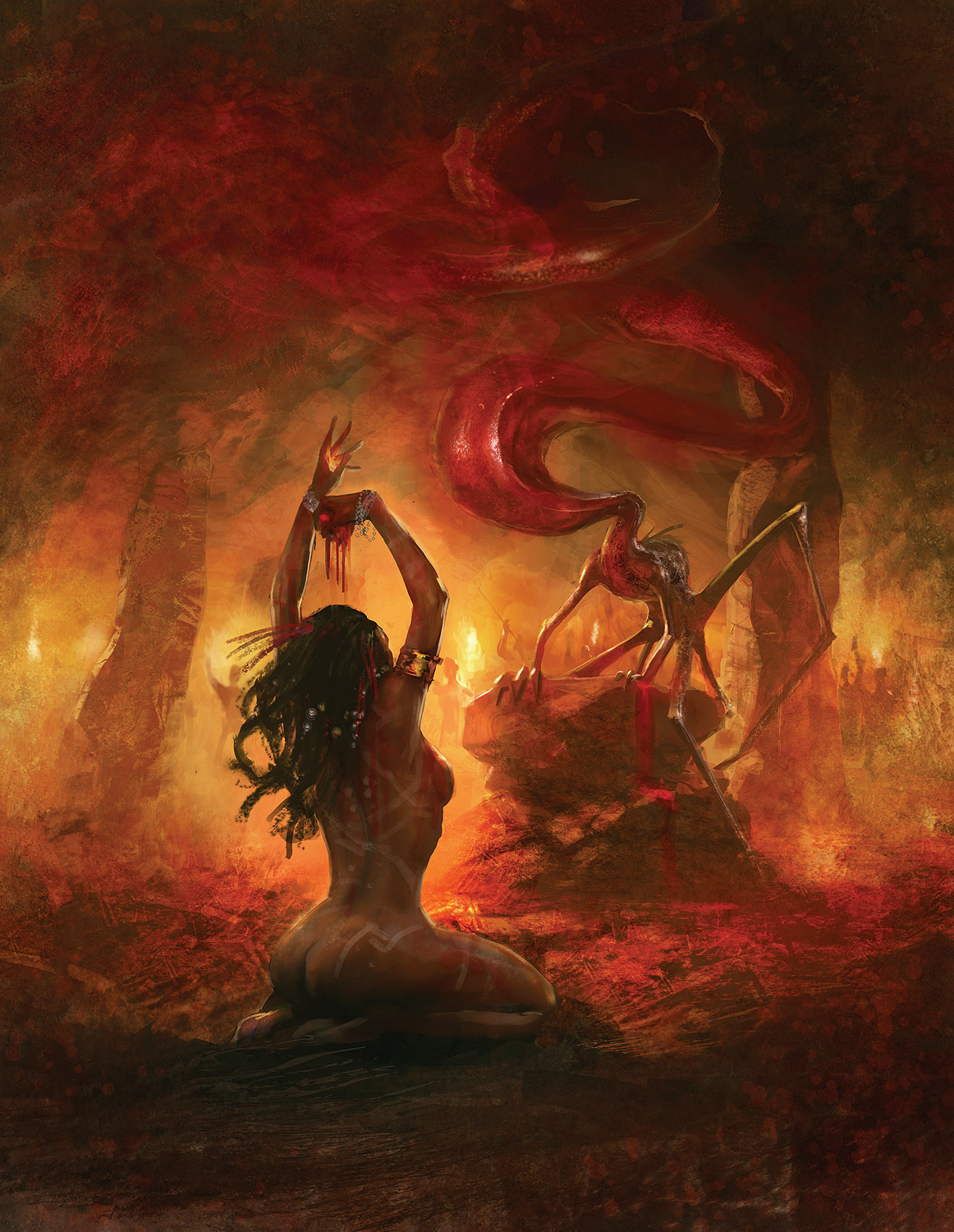克苏鲁神话 Nyarlathotep by Marc Simonetti 