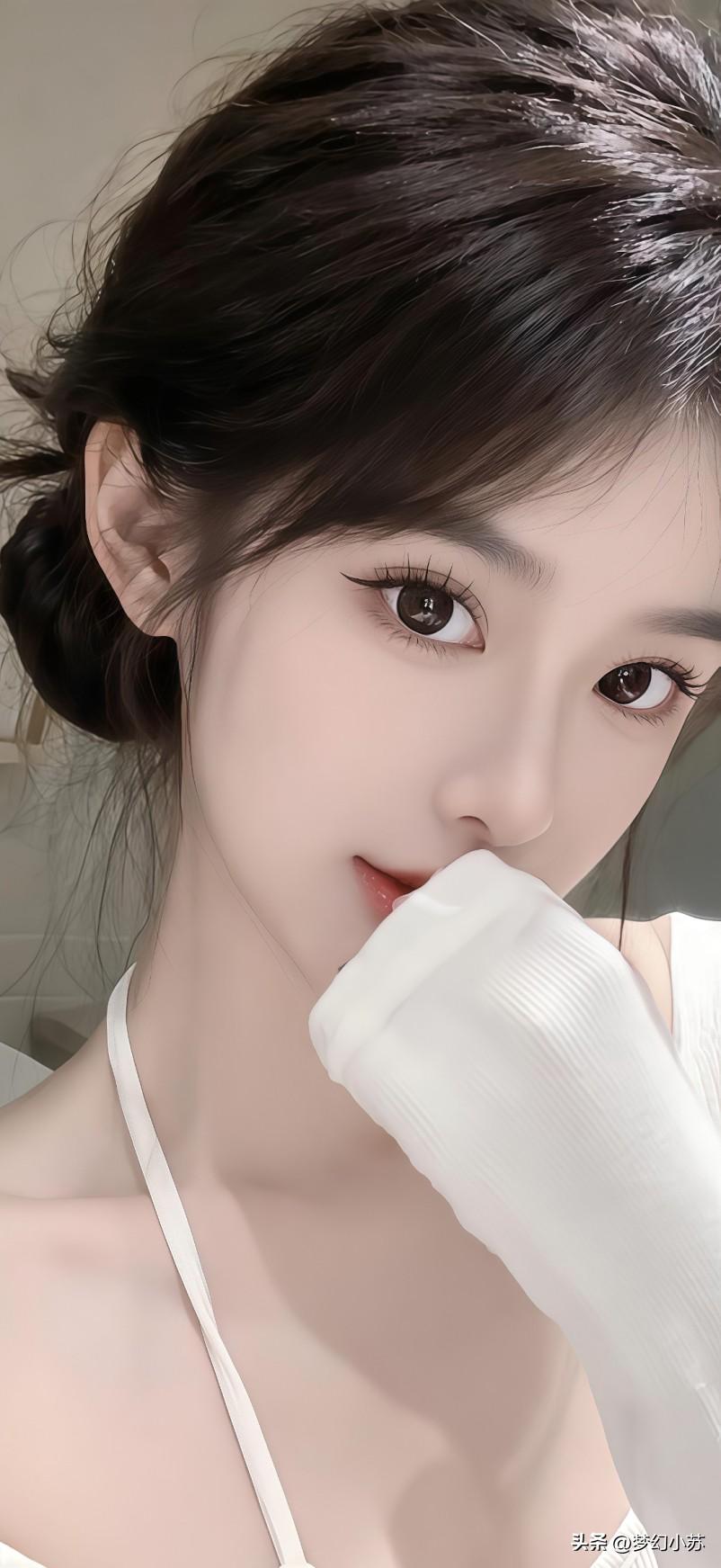 青春洋溢的校园少女，甜美可爱，快来打卡！📸💕清秀美少女 清纯活力少女 可爱风