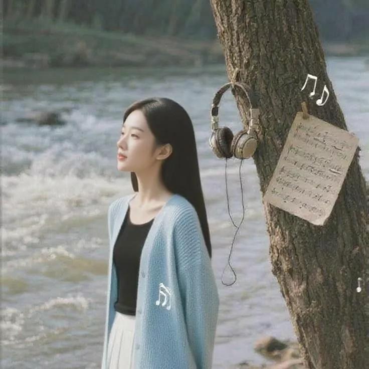 「河畔的旋律，聆听自然的心跳」自然氛围旋律 自然中的旋律 走向激流的河畔 河畔诗