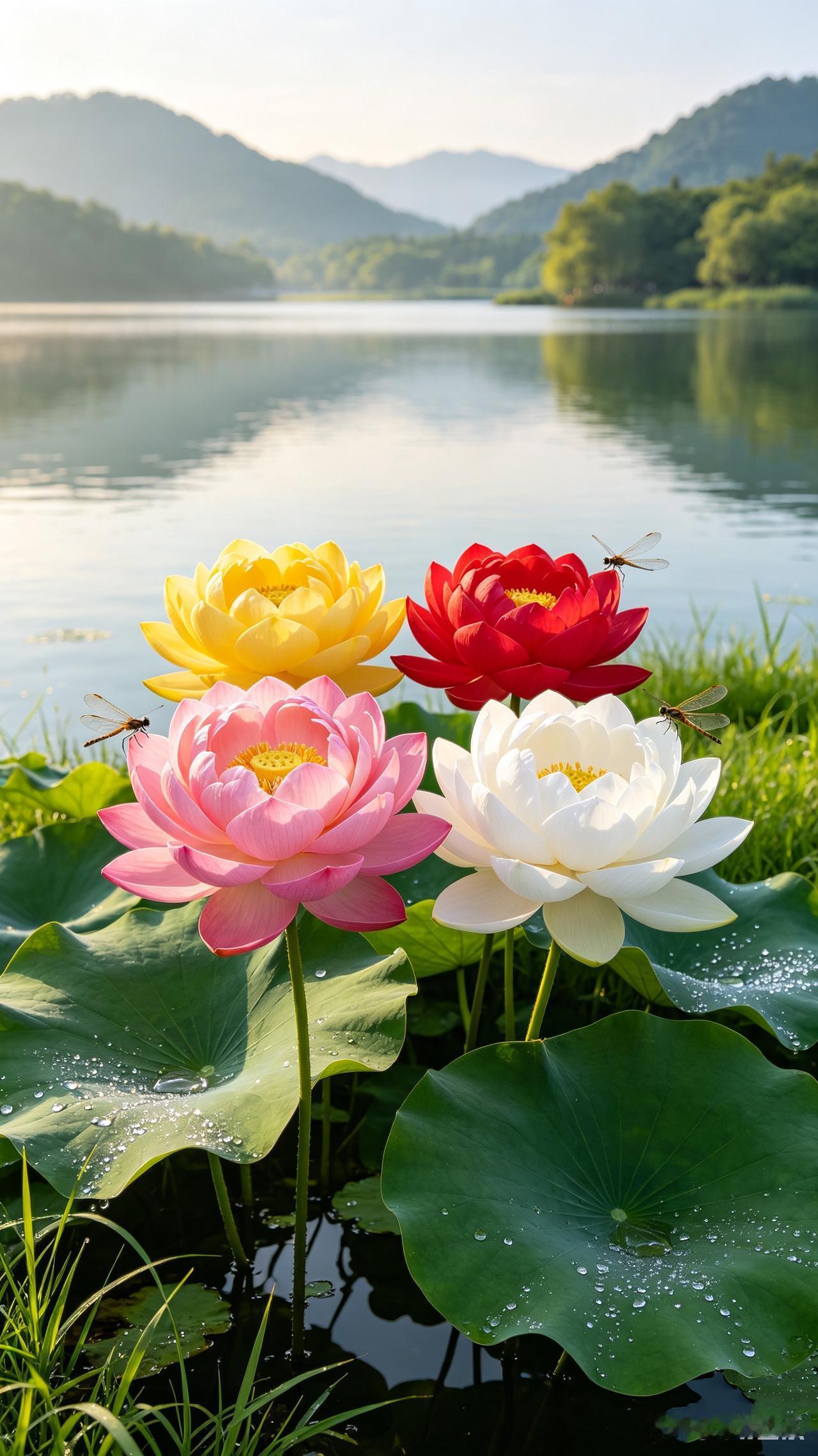 七月，夏风微醺，荷香满塘，蜻蜓点水，惊起一池清梦，愿这一季的明媚与清凉，能温柔你