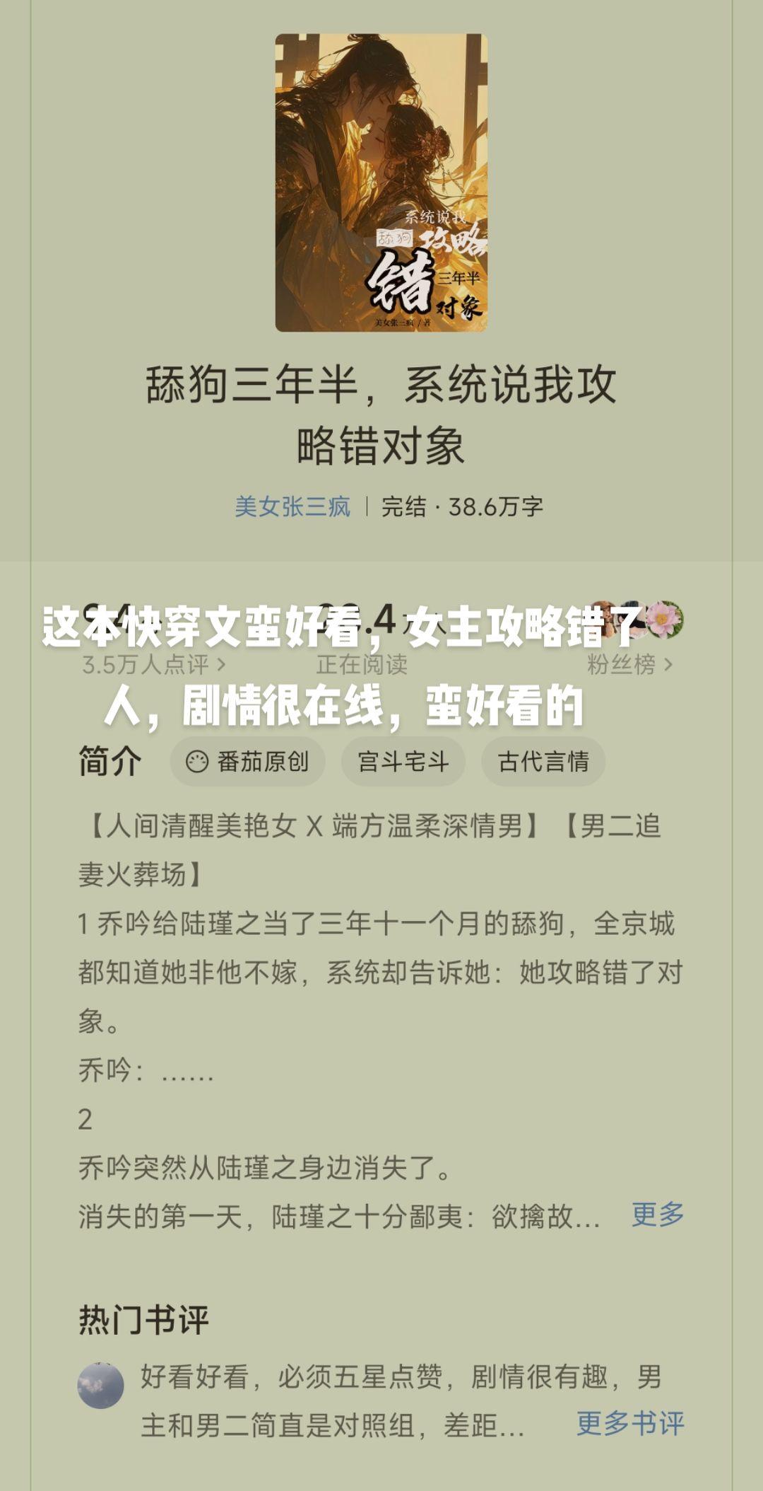 陆遇安真的巨好，谁懂！！！