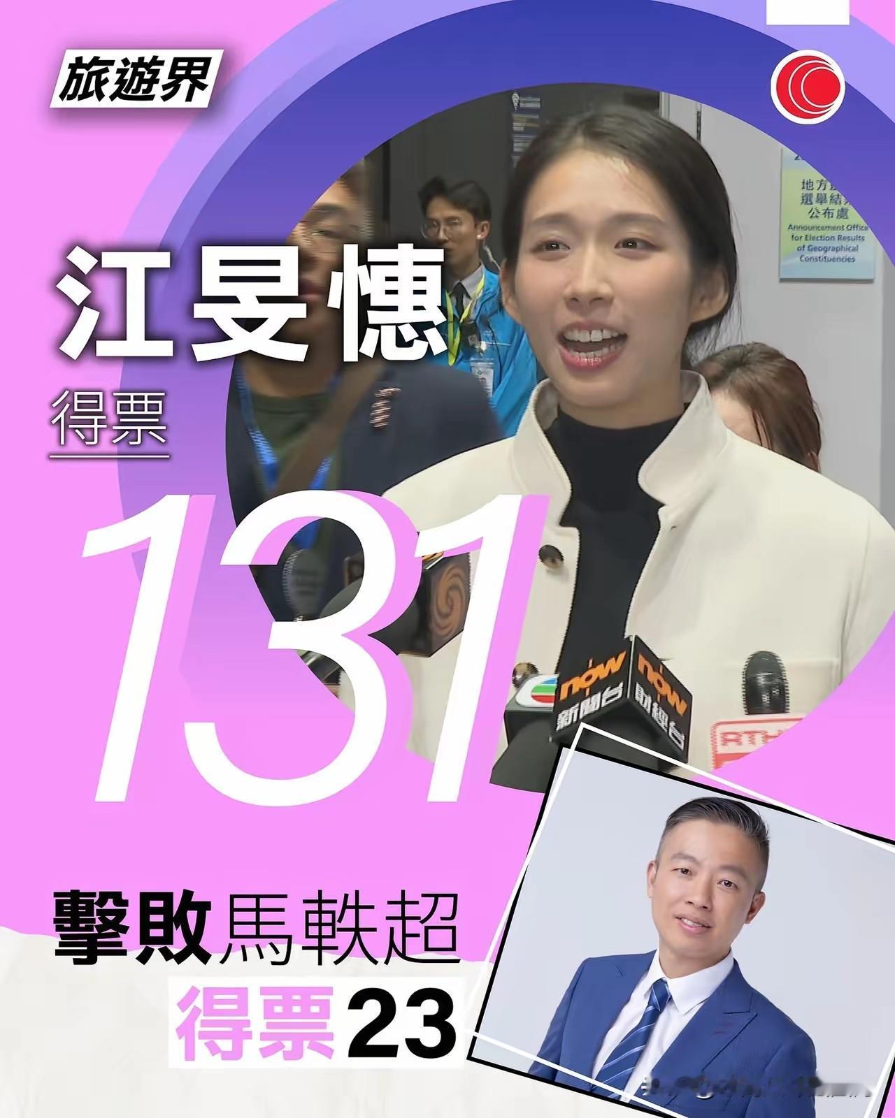 万万没想到，江旻憓从政靠的不是冠军头衔，不是明星光环，而是国际视野与实干精神。