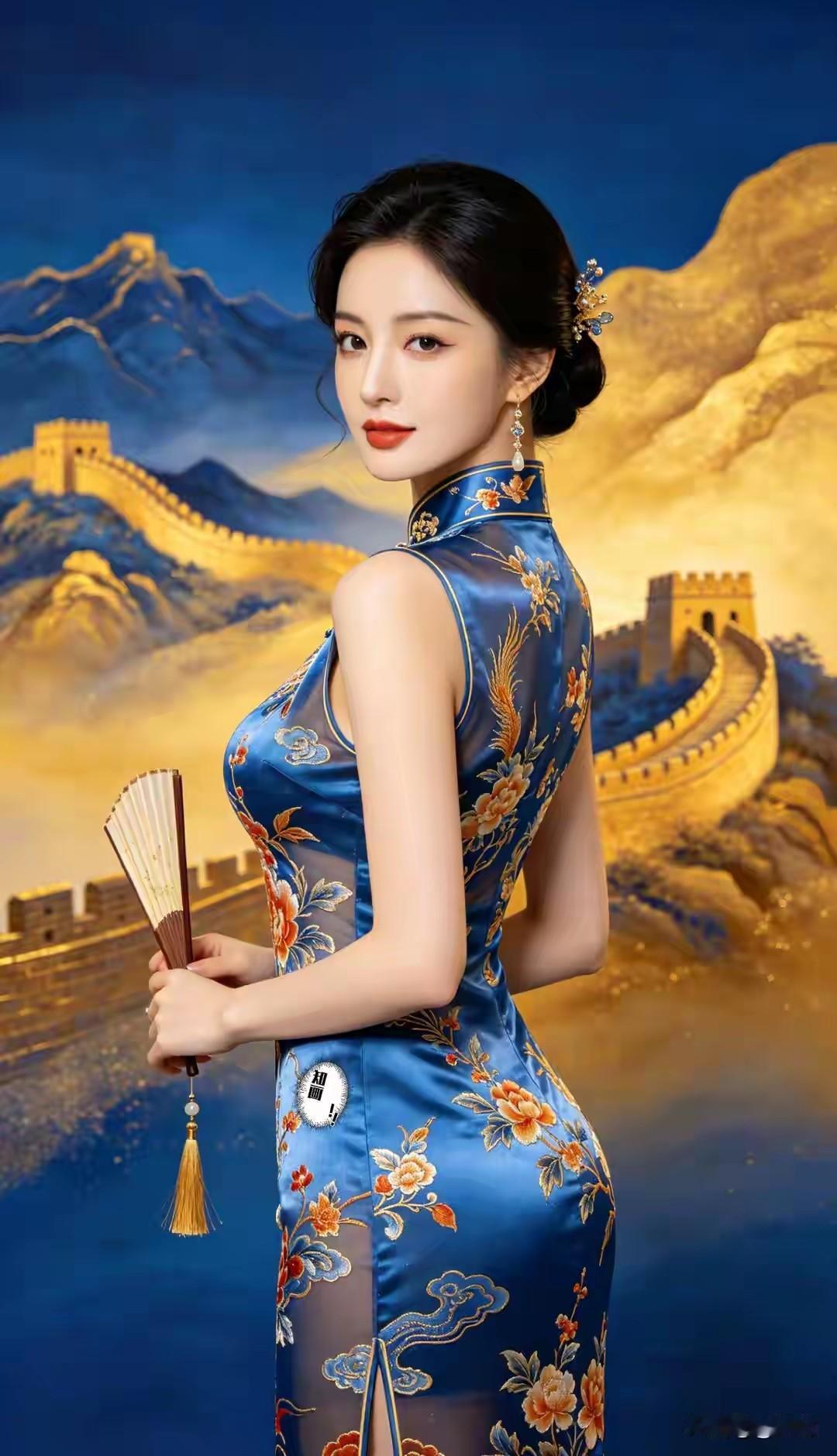 只有想不到，没有做不到。现在的AI制作图片 ，真是创意无限，无所不能。
中国长城