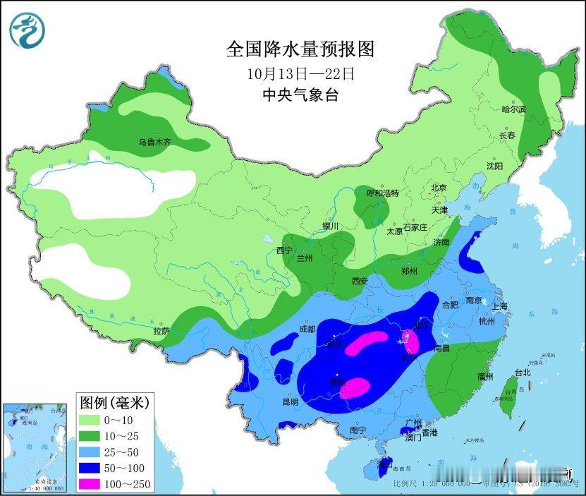 根据中央气象台预报，未来十天我国中东部地区雨水增多，气温分布北低南高。

在降水