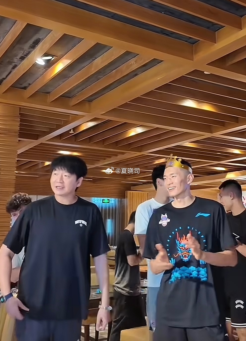陈林坚在山东男篮过的第一个生日，首秀生日🎂 ​​​