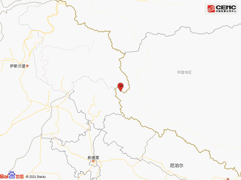 地震 西藏阿里地区札达县发生3.1级地震