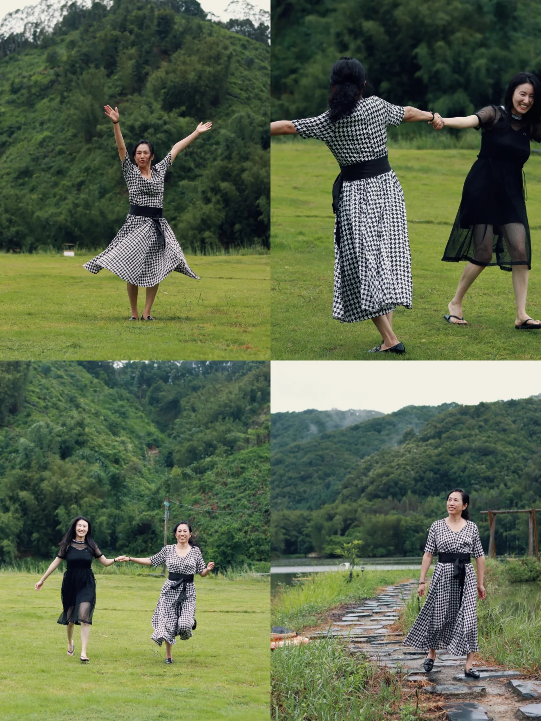 母亲和女儿！定格最美瞬间~