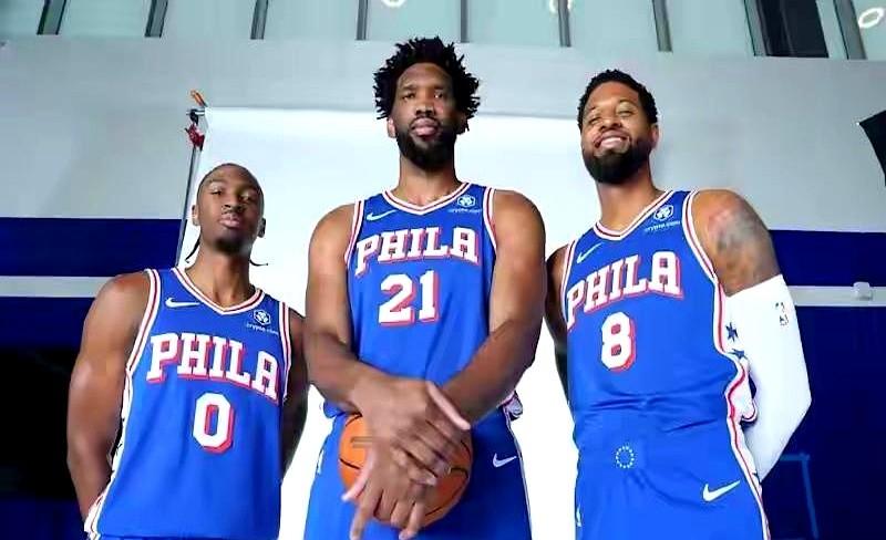 76人这是要起飞了？！

恩比德歇了13场，保罗乔治禁赛25场，俩人一回来就！一