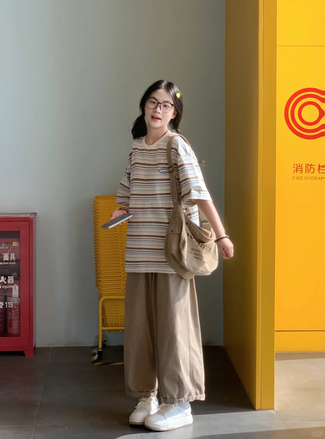 夏天的第一件条纹短袖好好看！🔒住啦！！！