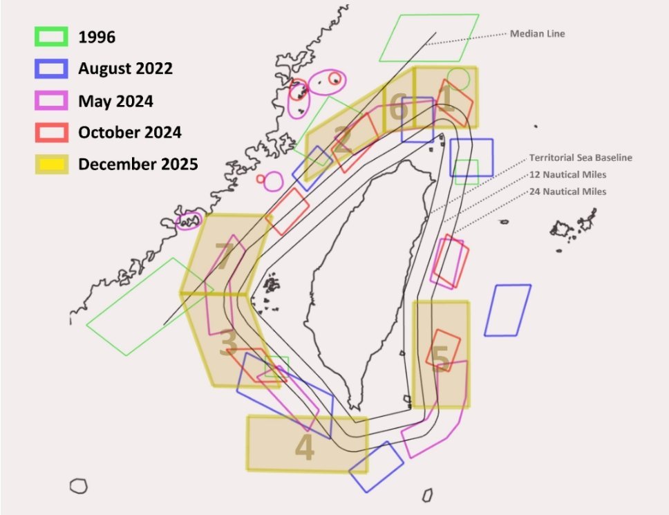 东部战区正义使命2025演习现场画面从“联合96”到“正义使命2025”，台海演