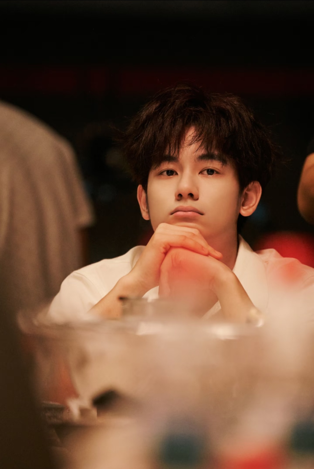 胡先煦分享图片～“我想坐辣锅那边喜欢的锅底  就要争取  比赛也是这样 刘世豪 