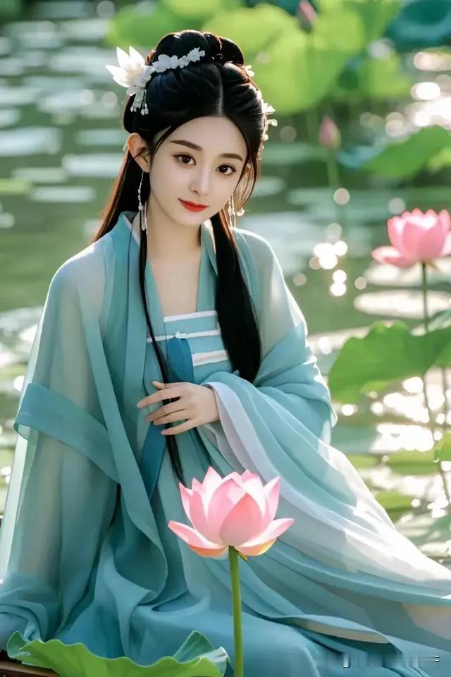 晨光几剪醉荷田
玉伞撑开一片天
细数池中花几朵
醉迷其里逸无边
[微风][微风]