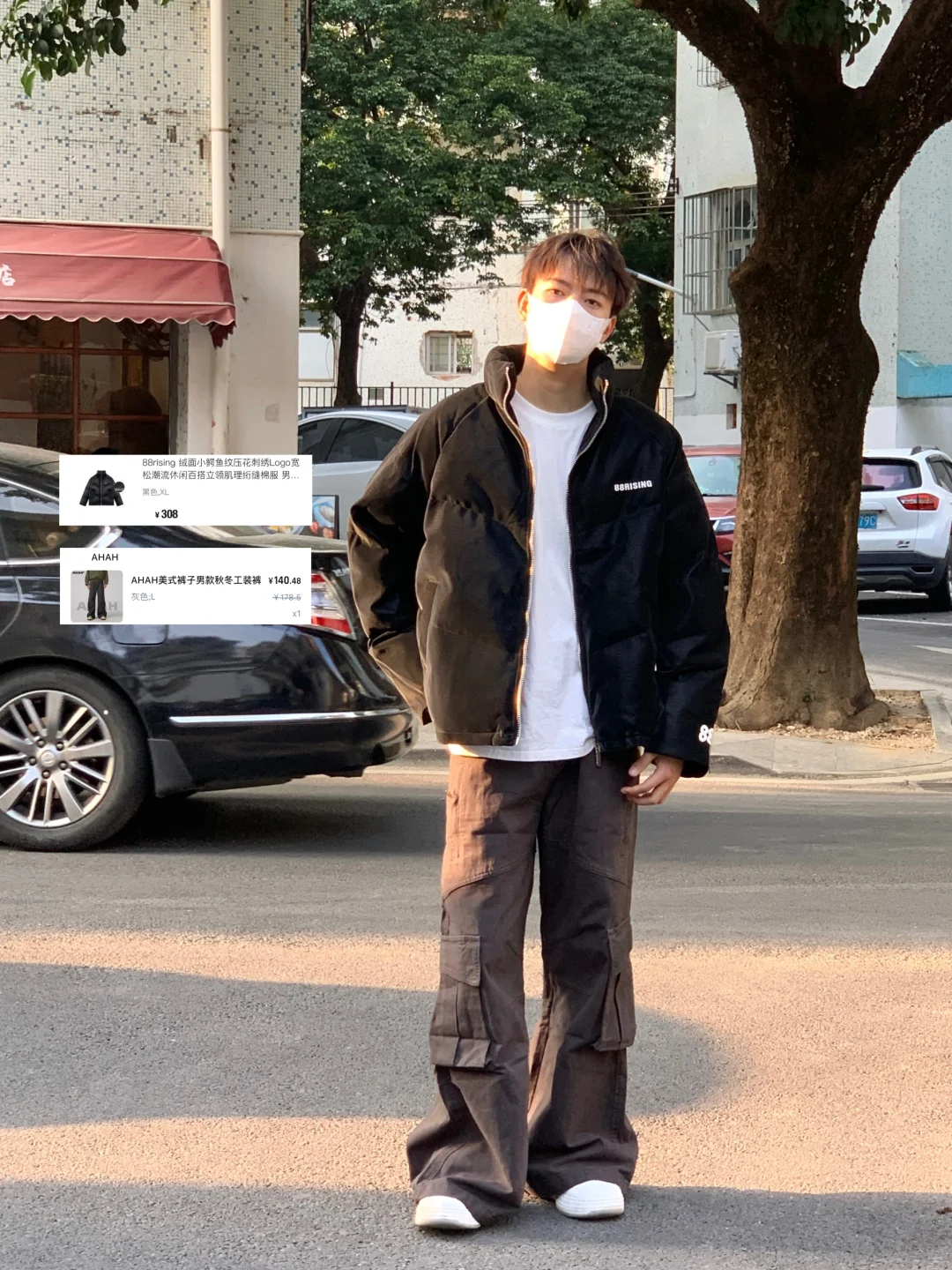 秋冬男生棉服穿搭🍂一整个帅住✌️回头率🆙