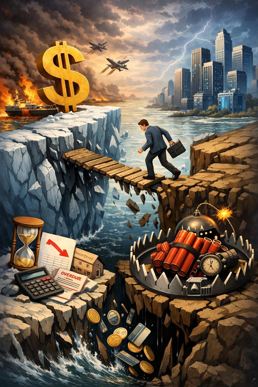 市场真正的雷，不在看得见的战争，而在看不见的资金裂缝今年以来，全球市场表面上还维